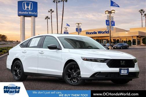 Platinum White Pearl 2025 Honda Accord SE