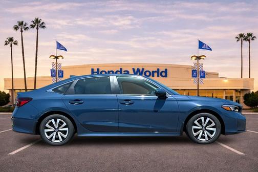 Blue Lagoon Pearl 2026 Honda Civic LX