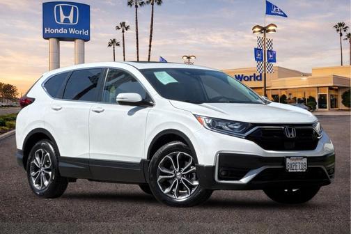 Platinum White Pearl 2021 Honda CR-V 2WD EX