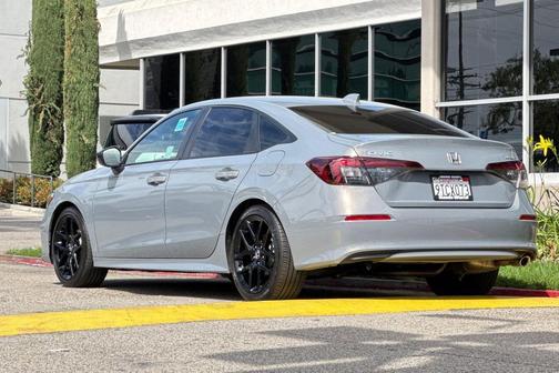 Solar Silver Metallic 2025 Honda Civic Sport