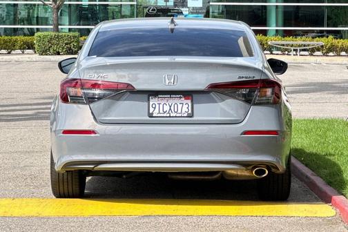 Solar Silver Metallic 2025 Honda Civic Sport