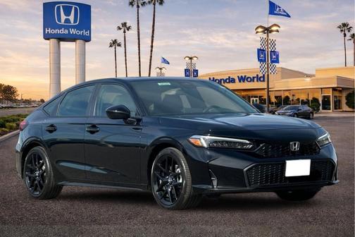 Crystal Black 2026 Honda Civic Hybrid Sport