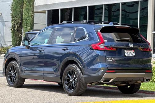 Blue 2024 Honda CR-V Hybrid Sport AWD