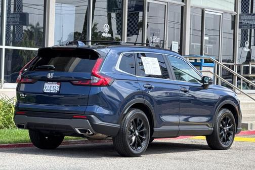 Blue 2024 Honda CR-V Hybrid Sport AWD