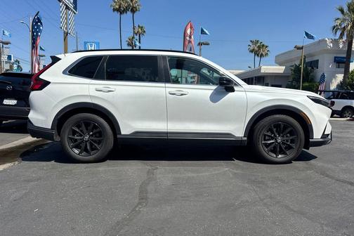 Platinum White 2024 Honda CR-V Hybrid Sport FWD