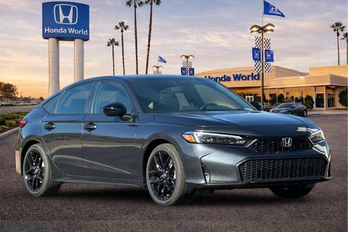 Meteorite Gray Metallic 2026 Honda Civic Hybrid Sport