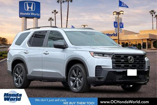 Solar Silver Metallic 2026 Honda Pilot Sport