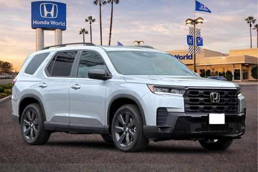 Solar Silver Metallic 2026 Honda Pilot Sport