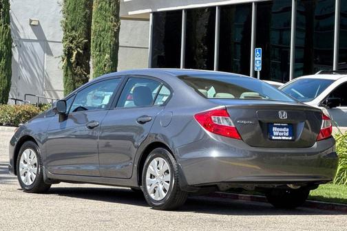 Gray 2012 Honda Civic LX