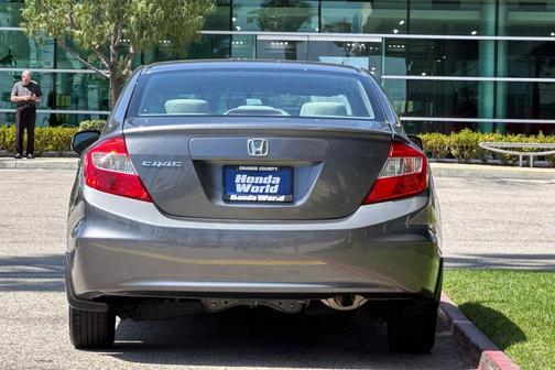 Gray 2012 Honda Civic LX