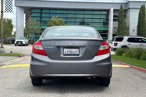 Gray 2012 Honda Civic LX