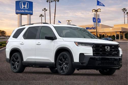 Platinum White Pearl 2026 Honda Pilot Black Edition