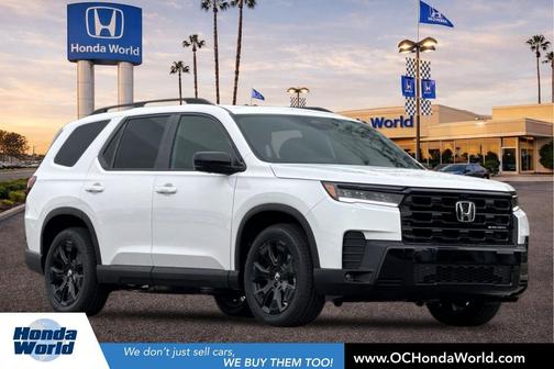 Platinum White Pearl 2026 Honda Pilot Black Edition