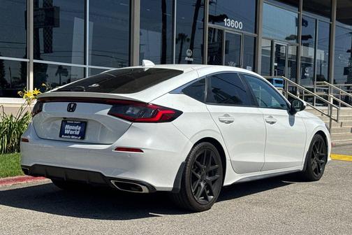 Platinum White Pearl 2023 Honda Civic Sport Touring