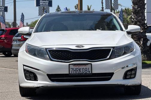 Snow White Pearl 2015 Kia Optima SXL Turbo