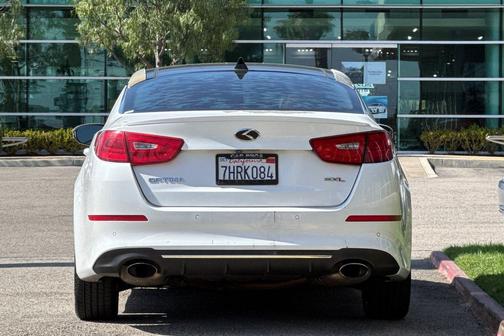 Snow White Pearl 2015 Kia Optima SXL Turbo