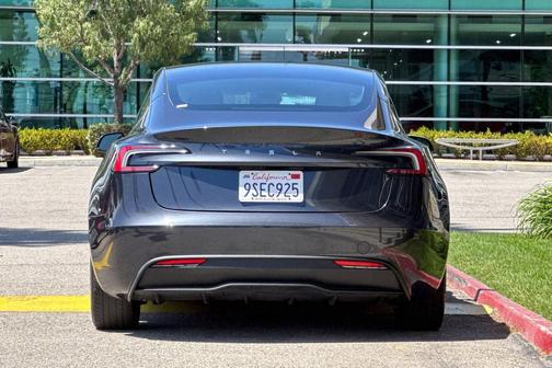 Stealth Grey 2025 Tesla Model 3 Long Range