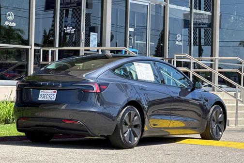 Stealth Grey 2025 Tesla Model 3 Long Range