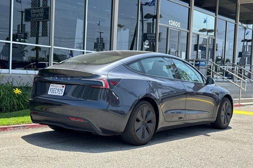 Stealth Grey 2025 Tesla Model 3 Long Range