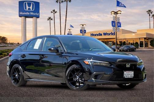 Crystal Black Pearl 2023 Honda Civic Sport