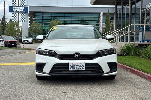 Platinum White Pearl 2024 Honda Civic EX