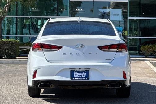 Quartz White Pearl 2018 Hyundai SONATA Sport