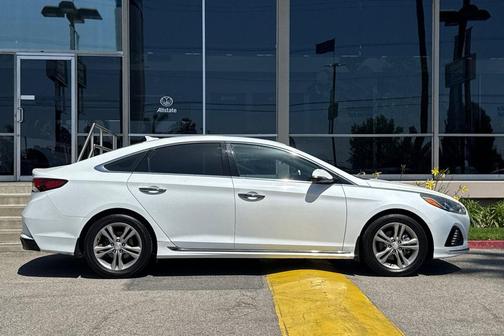 Quartz White Pearl 2018 Hyundai SONATA Sport
