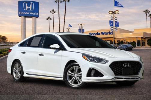 Quartz White Pearl 2018 Hyundai SONATA Sport