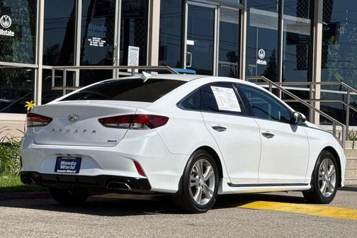Quartz White Pearl 2018 Hyundai SONATA Sport