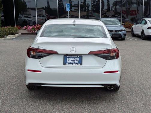 Platinum White Pearl 2026 Honda Civic Sport