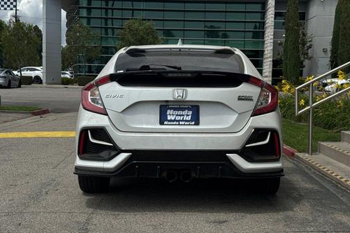 Platinum White Pearl 2020 Honda Civic Sport Touring