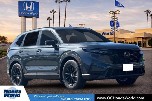 Meteorite Gray Metallic 2026 Honda CR-V Hybrid Sport FWD