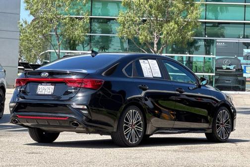 Aurora Black 2021 Kia Forte GT
