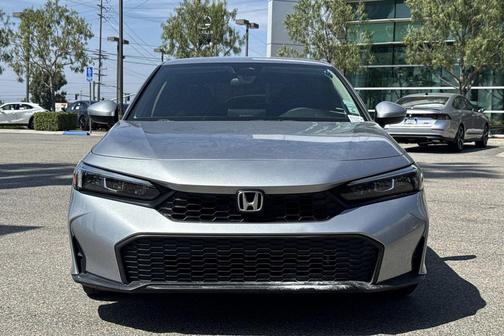 Solar Silver Metallic 2025 Honda Civic LX