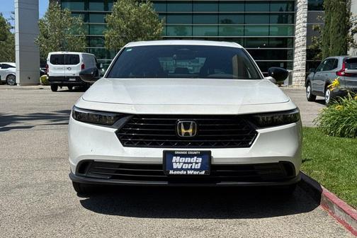 Platinum White Pearl 2024 Honda Accord Hybrid Sport
