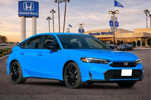 Blue Lagoon Pearl 2026 Honda Civic Hybrid Sport