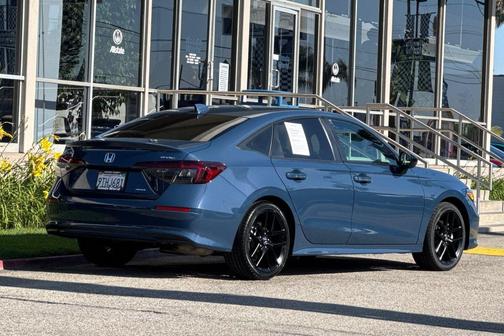 Blue Lagoon Pearl 2025 Honda Civic Hybrid Sport