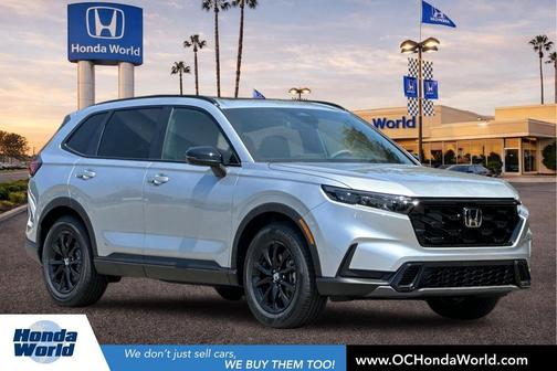 Solar Silver Metallic 2026 Honda CR-V Hybrid Sport FWD