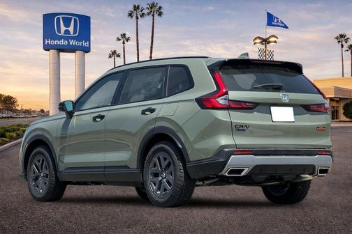 Ash Green Metallic 2026 Honda CR-V Hybrid TrailSport AWD