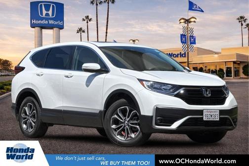 Platinum White Pearl 2022 Honda CR-V AWD EX-L