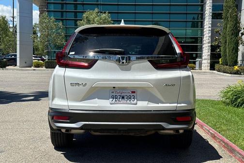 Platinum White Pearl 2022 Honda CR-V AWD EX-L