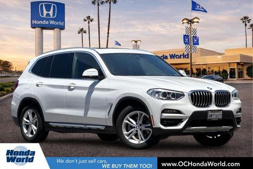 Alpine White 2020 BMW X3 sDrive30i