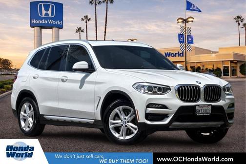 Alpine White 2020 BMW X3 sDrive30i