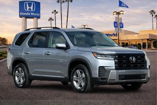 Solar Silver Metallic 2026 Honda Pilot EX-L