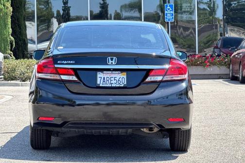 Crystal Black Pearl 2013 Honda Civic LX