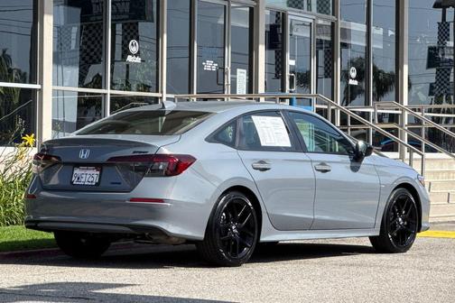 Solar Silver Metallic 2026 Honda Civic Hybrid Sport