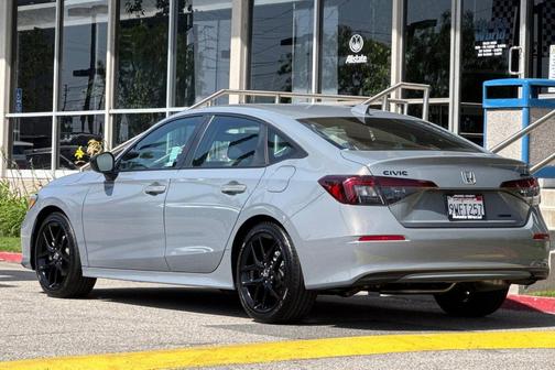 Solar Silver Metallic 2026 Honda Civic Hybrid Sport