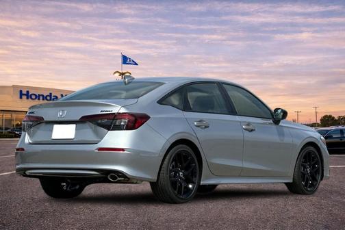 Solar Silver Metallic 2026 Honda Civic Sport