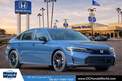 Blue Lagoon Pearl 2026 Honda Civic Sport