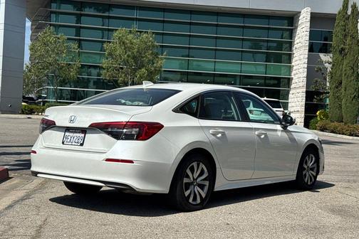 Platinum White Pearl 2023 Honda Civic LX